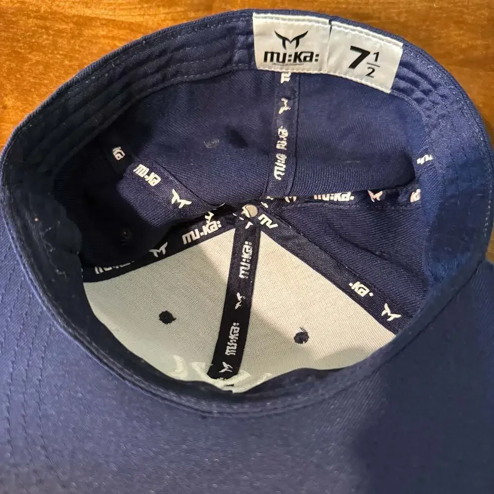 Mishka New York Yankees Fitted Hat Size 7 1/2 Blue Baseball Cap
